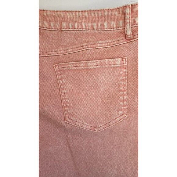 Est 1948 Denim Women's Mid Rise Jeans Size 16 Pink NWT - Picture 13 of 15